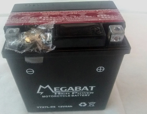 Batería De Moto Megabat Ytx7l Bs 13v 6ah