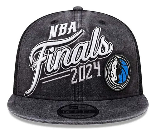 Gorra New Era 9fifty Nba Finals 2024 Gris Bordado U