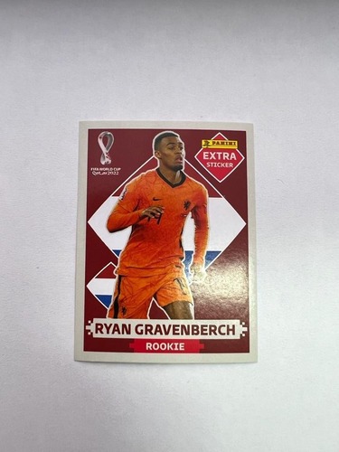 Extra Sticker Base Ryan Gravenberch Mundial Qatar 2022