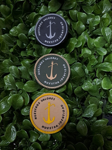 Parche Sector Insignia Marina Ancla Pvc Caucho (Usado)