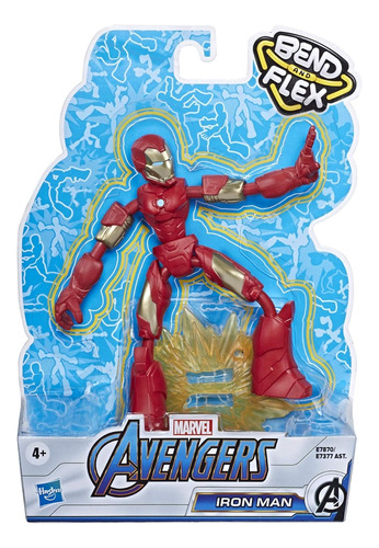 Marvel Avengers Iron Man Bend And Flex 15cm