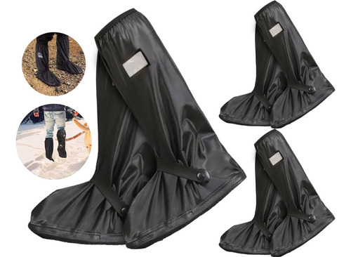 3 Cubre Calzado Polainas Trekking Polainas Botas Impermeable