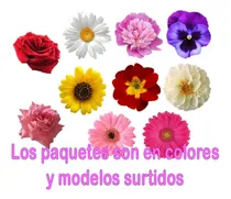 Comprar Figura De Oblea Comestibe Flores Cupcake Pastel 20 Pzas