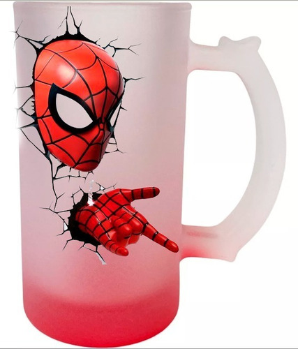 Tarro Cervecero 500ml Spider Man Hombre Araña