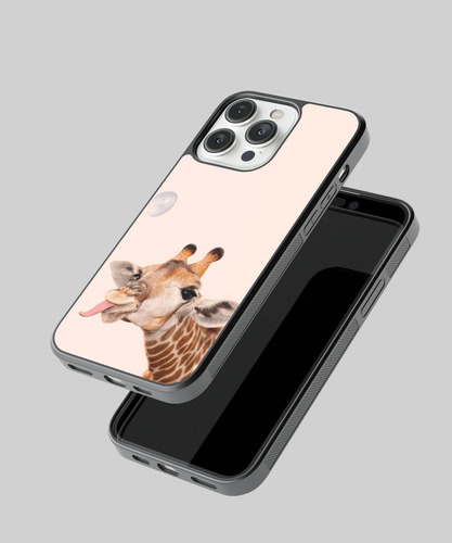 Case Funda Para Iphone Jirafa Animal Cuello Manchas Eg Negro Jirafa 6