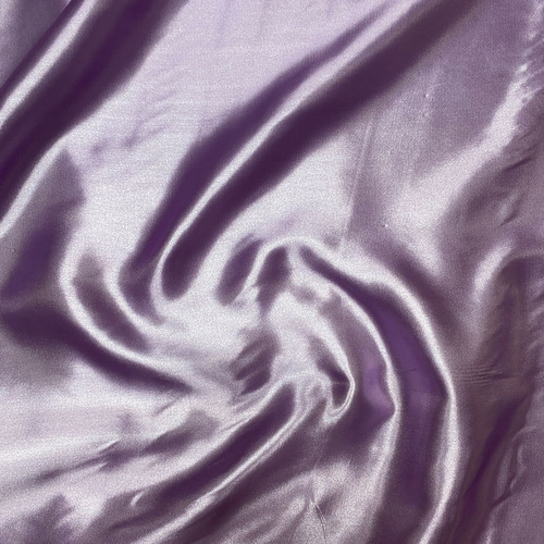 Tecido Cetim Liso Charmousse Para Roupas - 1,40m - 5 Metros Cor Roxo Claro