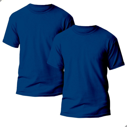 Kit 2 Camisetas Básica Masculina Tecido Dry Lisa Tradicional