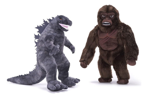 Set De 2 King Kong Godzilla Plush Soft Toys 12 - Godzilla Vs