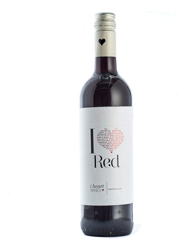 Pack De 6 Vino Tinto I Heart Red 750 Ml