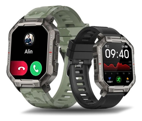 Reloj Inteligente Hombre Military Impermeable Smartwatch