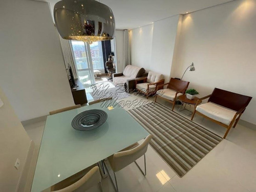 Imagem 3 de 27 de Apartamento 02 Suítes | Planejados Vista Mar | Terraço Gourmet - Andar Alto Excelente Ref.806