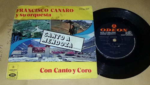 Francisco Canaro Y Su Orq Canto A Mendoza Simple Arg / Kktus