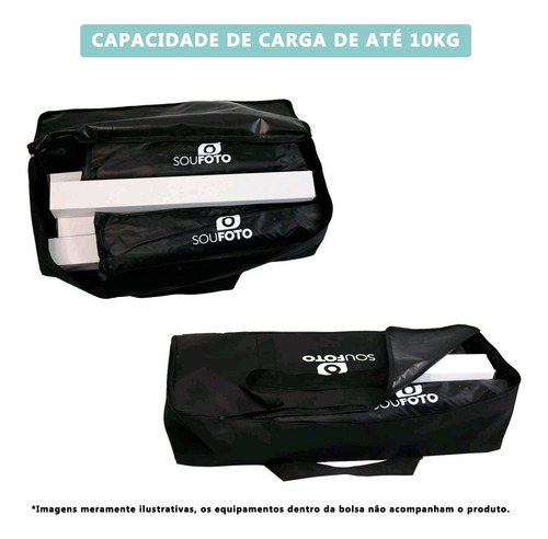 Imagem 6 de 6 de Bag Case Bolsa P/ Tripés Foto Vídeo Iluminação Estúdio Bki76