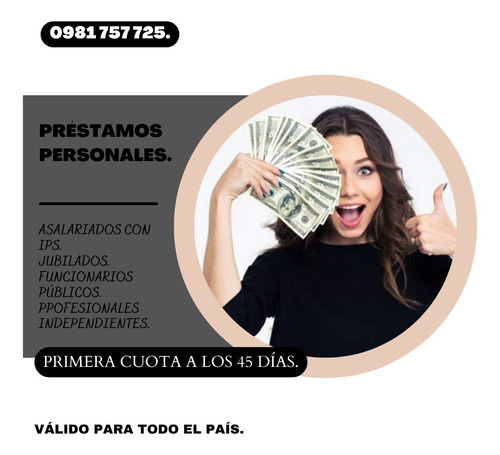 Imagen 1 de 1 de Préstamos Personales