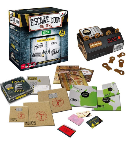 Imagen 4 de 10 de Juego De Mesa Sala Escape Room The Game Español Ingenio