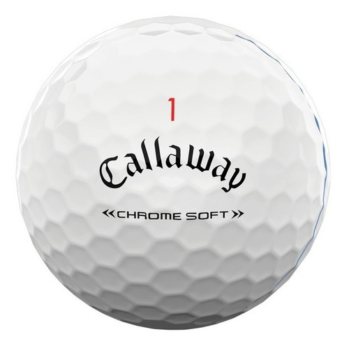 Pelotas Callaway Chrome Soft Triple Track X 3 Color Blanco