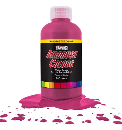 Us Art Supply Pintura Acrlica Transparente Magenta Para Aerg