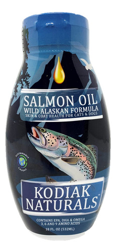 Kodiak Naturals Formula De Aceite De Salmon Salvaje De Alask