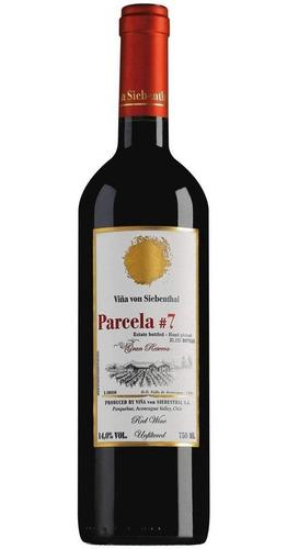 Vino Tinto Parcela #7 Viña Von Sibenthal 750 Ml