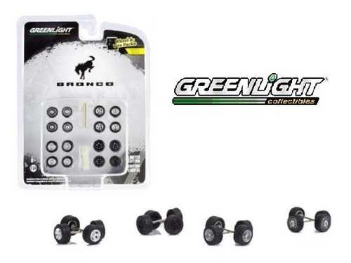 Greenlight Bronco 4 Jogos De Rodas & Pneus Lacrado