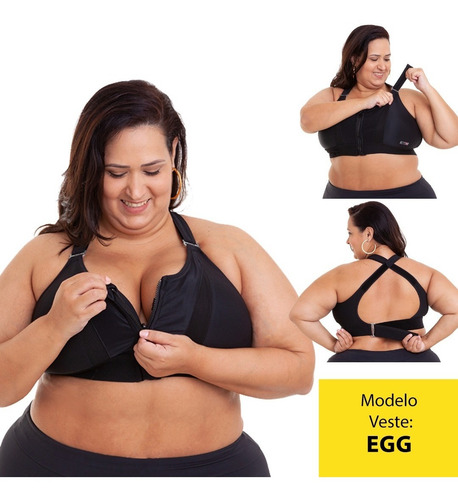 Roupa De Academia Feminina Top Fitness Sustentação Da Fitnez