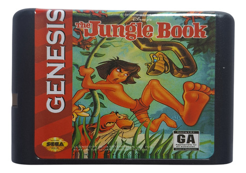 Jogo De Mega Drive, The Jungle Book, Sega