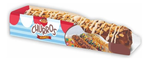 Caixa Caixinha Embalagem Churros Gourmet Pct 1000 Unidades 