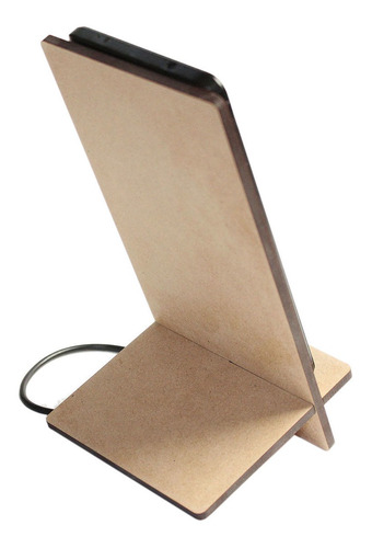 Imagen 4 de 6 de 50 Dock Bases Madera Mdf Celular iPhone Corte Laser
