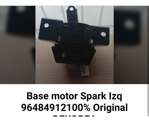 Base Motor Spark Izq 96484912dekorea 