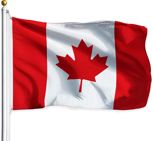 Bandera De País G128, De Poliéster, Canada, 152 Cm X 91 Cm