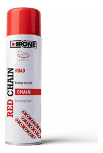 Lubricante De Cadena Ipone Chain Color Rojo 250 Ml