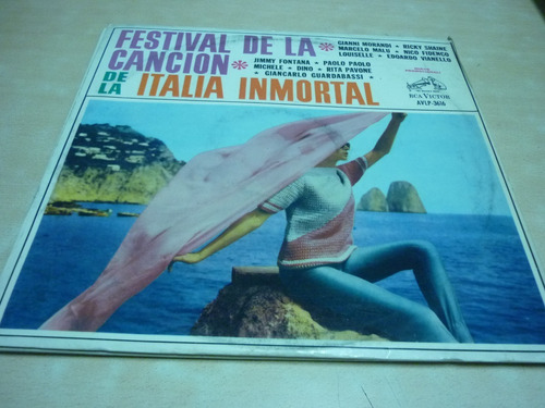 Festival Italia Inmortal Vinilo Vintage Excelente