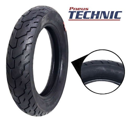 Pneu Technic Iron 130/90-16 Sem Camara Harley Street Glide