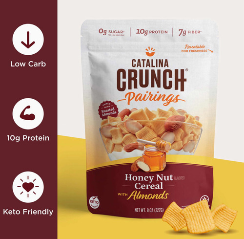 Catalina Crunch Pairings, Cereal De Nuez De Miel 227g New