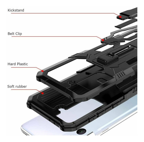 Estuche Antichoque Armor Bracket Para Samsung Galaxy S21+