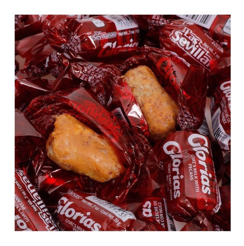 Imagen 3 de 4 de Glorias Con Nuez Las Sevillanas Bolsa Resellable 30 Piezas