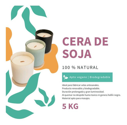 Cera De Soja 5kg