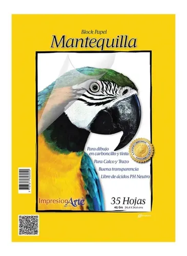 Block Mantequilla Tamaño 1/8 X35 Hojas *2 Block