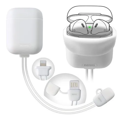 Funda C Cable Cargador AirPods Remax Original Silicona 2.1
