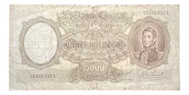Comprar Billete 5000 Pesos Moneda Nacional Serie A 1967 Bottero 2181