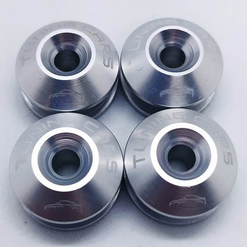 Anilha Trava Para-choque Quick Release Rebaixado Kit 4 Pçs