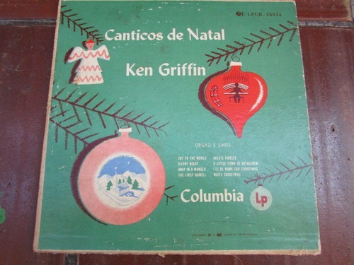 Vinil 10 Polegadas - Canticos De Natal - Ken Griffin