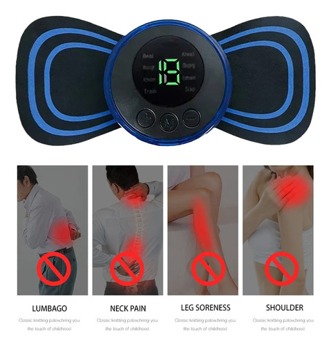 Miniparche De Espalda Cervical Para Masajeador De Cuello Ems