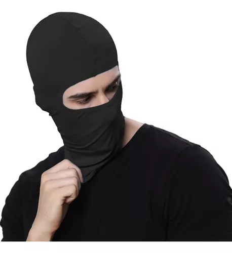 Balaclava Touca Ninja Frio Intenso Vento Térmica Moto - Preto