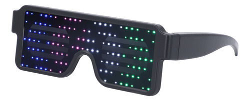 Óculos Luminosos Led Glowing Dynamic 4 Colorful Up Usb