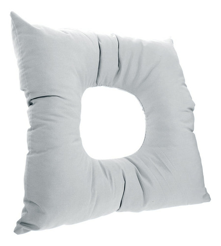 Almohadon Camilla Masajes Spa Tratamiento Boca Abajo Agujero Gris Liso