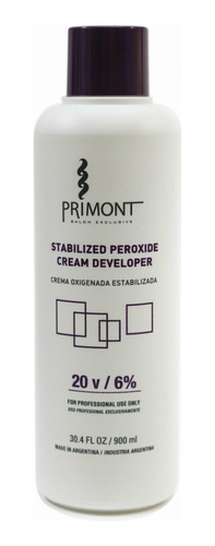 Crema Oxidante 20v 6% Primont X900ml