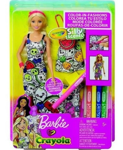 Barbie Crayola Colorea Tu Estilo. 