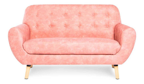 Love Seat Vara Rosa Këssa Muebles