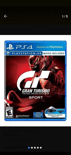 Gran Turismo Sport  Standard Edition Sony Ps4 Físico